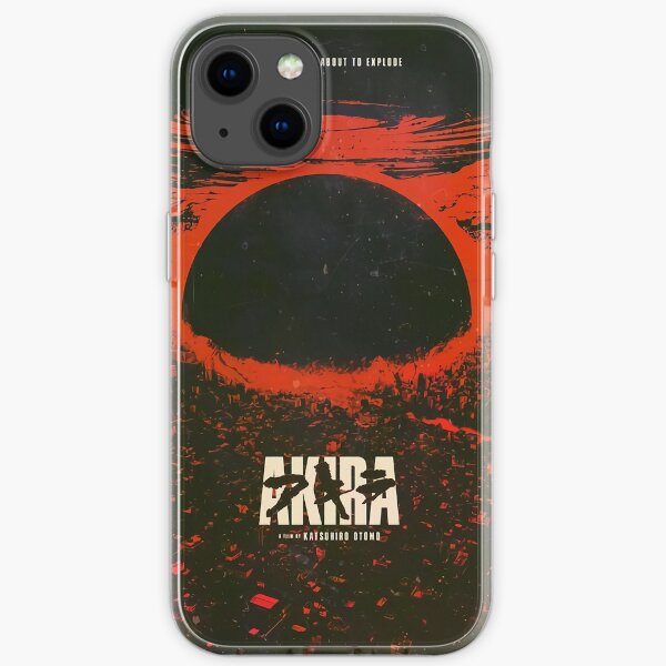 Akira cyberpunk city explosion - iPhone Soft Case