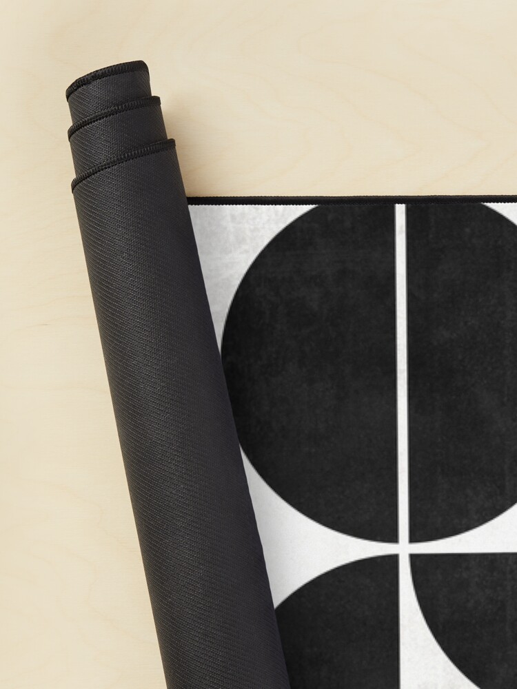 Alternate view of Mid-Century Modern Pattern No.1 - Concrete and Wood Mouse Pad