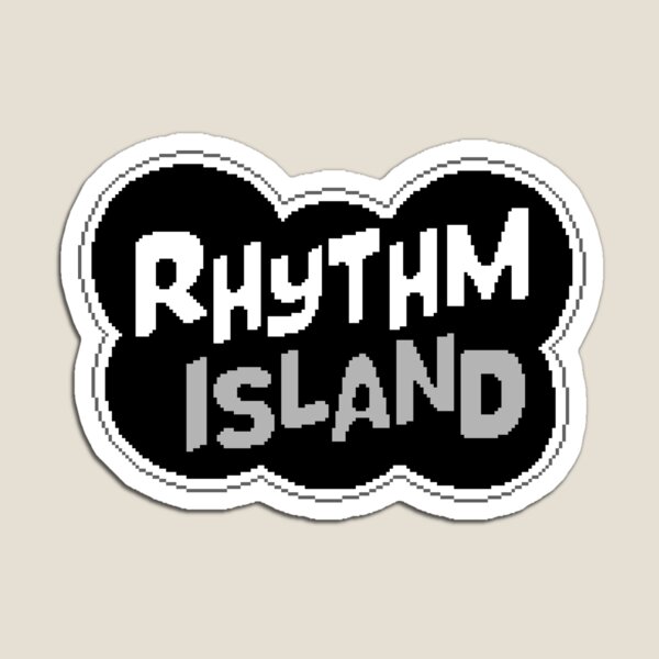 Item preview, Rhythm Island Pixel Logo designed and sold by Gameboydemakes.