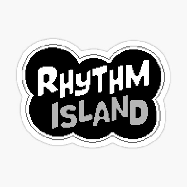 Item preview, Rhythm Island Pixel Logo designed and sold by Gameboydemakes.
