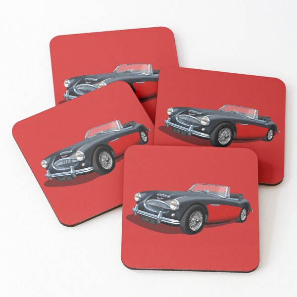 Item preview, Austin Healey 3000 Mk3 in black and red designed and sold by candc-retro.