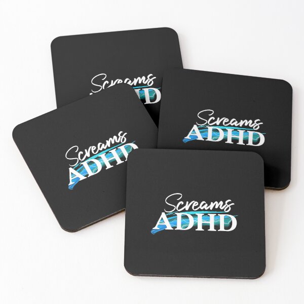 Item preview, Screams ADHD ! Attention Deficit Hyperactive Disorder designed and sold by MJDezigns.
