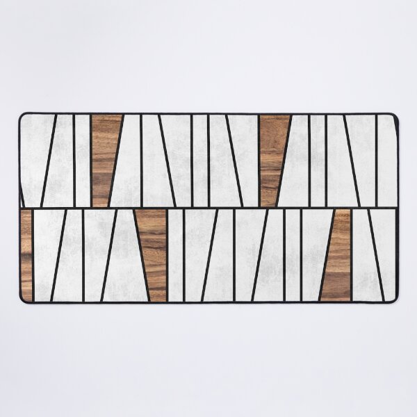 Item preview, Mid-Century Modern Pattern No.4 - Concrete and Wood designed and sold by Zoltan Ratko.