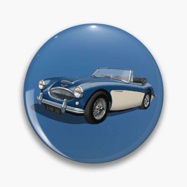 Item preview, Austin Healey 3000 Mk3 in dark blue and white designed and sold by candc-retro.