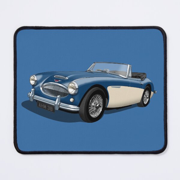 Item preview, Austin Healey 3000 Mk3 in dark blue and white designed and sold by candc-retro.