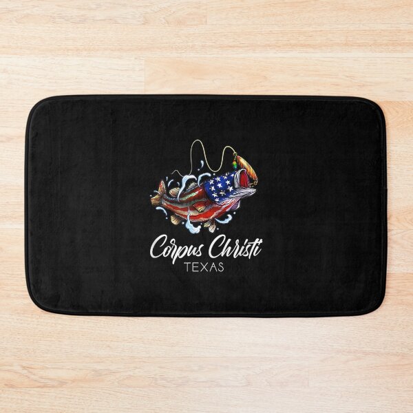 Item preview,  Corpus Christi Texas American Flag Bass Fish Fishing Gift designed and sold by paudels.