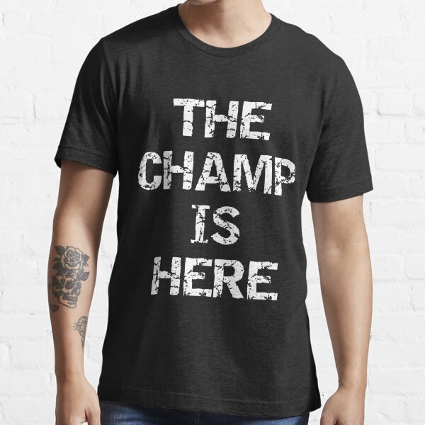 Funny Fantasy Football Championship Trophy The Champ Is Here T Shirt