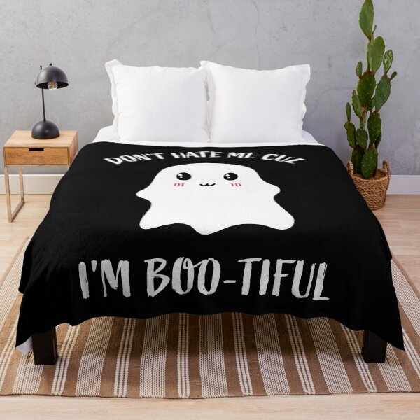Item preview, Cute Kawaii Ghost I'm Boo-tiful Funny Pun Halloween Boo Goth spooky halloween costume designed and sold by Easy-Logo.
