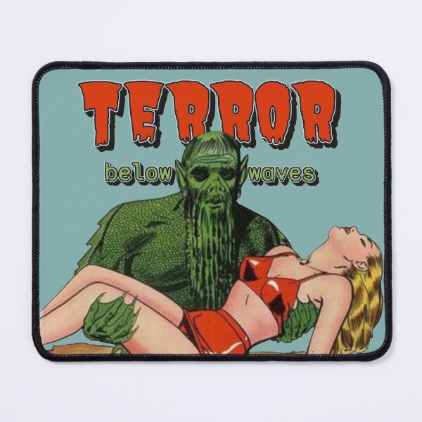 Item preview, Cool Terror Below Waves Green Monster Vintage Comic Design Perfect For Halloween designed and sold by TrulyEpoque.