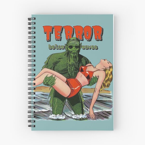 Item preview, Cool Terror Below Waves Green Monster Vintage Comic Design Perfect For Halloween designed and sold by TrulyEpoque.