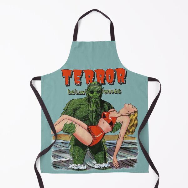 Item preview, Cool Terror Below Waves Green Monster Vintage Comic Design Perfect For Halloween designed and sold by TrulyEpoque.