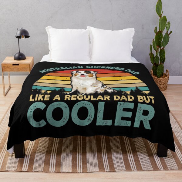 Item preview,  Vintage Retro Happy Father Day Australian Shepherd Dog Lover designed and sold by paudels.