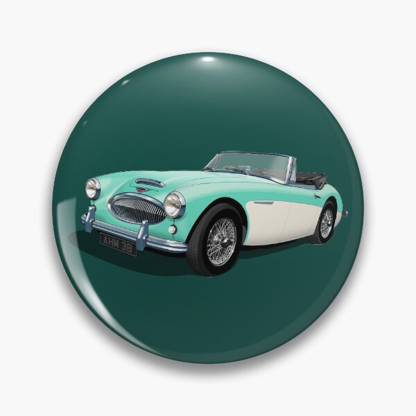 Item preview, Austin Healey 3000 Mk3 in Florida Green and White designed and sold by candc-retro.