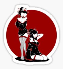 Pinup Geisha Two Sticker