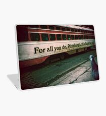 Vintage Pittsburgh Trolly Laptop Skin