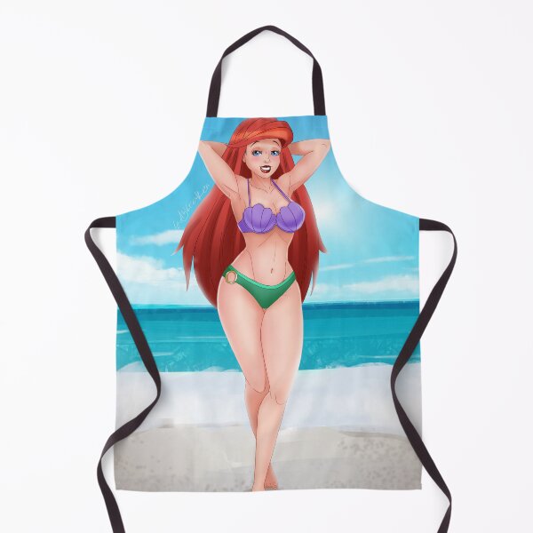 Item preview, Redhead Mermaid Bikini PinUp designed and sold by ladykraken.