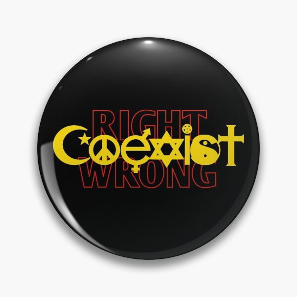 Item preview, Right Wrong Coexist designed and sold by Curator Nation.