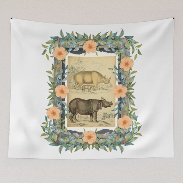 Item preview, Zoological board "Rhinoceros". designed and sold by AdvanceDesign.