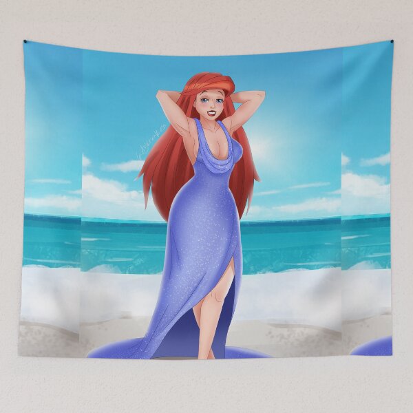 Item preview, Redhead Mermaid Dress PinUp designed and sold by ladykraken.