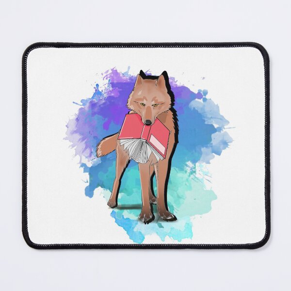 Item preview, Watercolor wolf - wold and books designed and sold by AXIOM13.