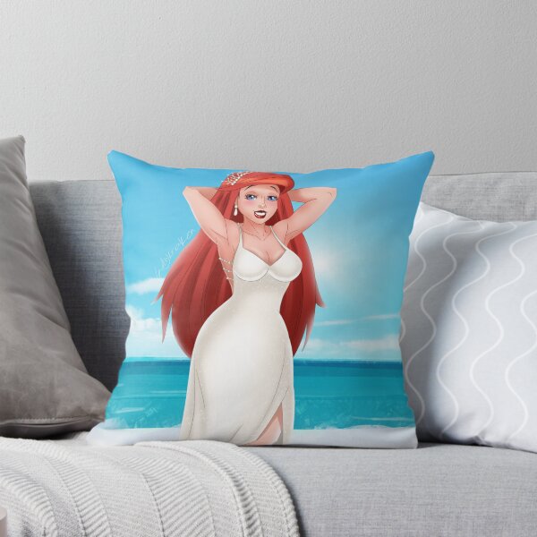 Item preview, Redhead Mermaid Wedding PinUp designed and sold by ladykraken.