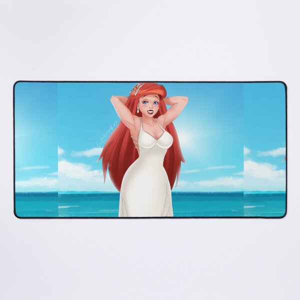 Item preview, Redhead Mermaid Wedding PinUp designed and sold by ladykraken.
