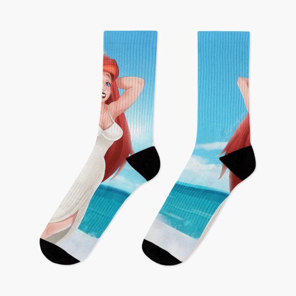 Item preview, Redhead Mermaid Wedding PinUp designed and sold by ladykraken.