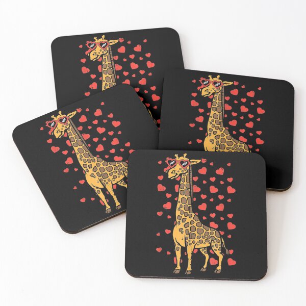 Item preview,  Giraffe Heart Glasses Valentines Day Animal Lover Gift designed and sold by paudels.