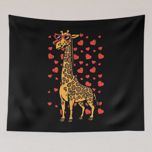 Item preview,  Giraffe Heart Glasses Valentines Day Animal Lover Gift designed and sold by paudels.