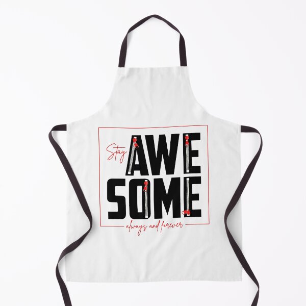 Item preview, Motivation Slogan - Stay Awesome Always and Forever Zipper Design Red & Black designed and sold by WearWolfDesigns.