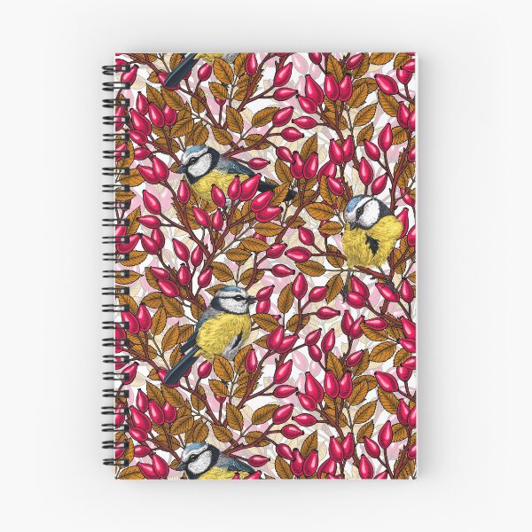 Item preview, Birds and dog rose hips designed and sold by Katerina Mitkova Kirilova.