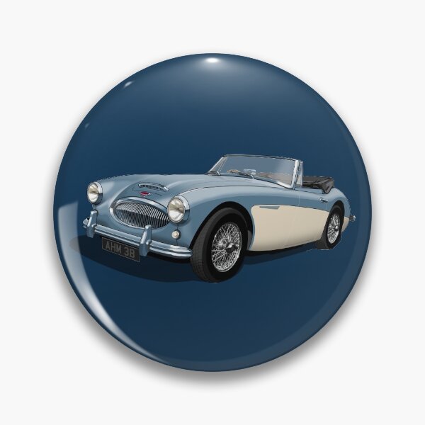 Item preview, Austin Healey 3000 Mk3 in Healey Blue and White designed and sold by candc-retro.