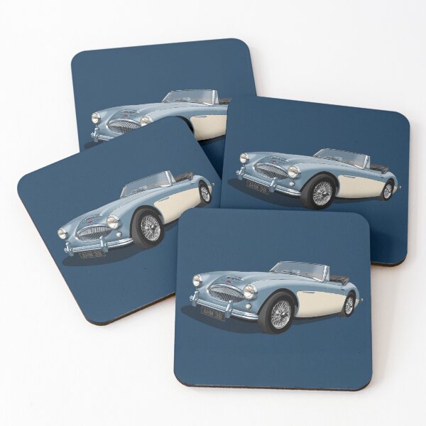 Item preview, Austin Healey 3000 Mk3 in Healey Blue and White designed and sold by candc-retro.