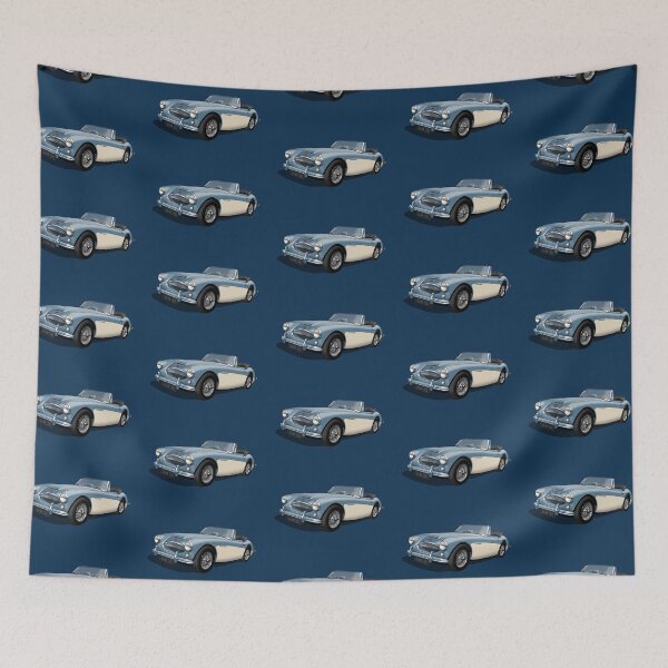 Item preview, Austin Healey 3000 Mk3 in Healey Blue and White designed and sold by candc-retro.