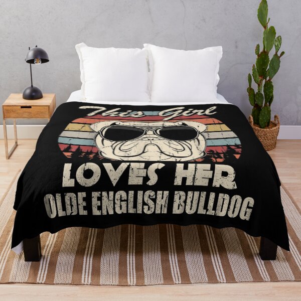 Item preview, Olde English Bulldog Girl Cool Vintage Retro For Dog Mom designed and sold by paudels.