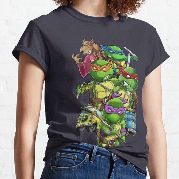 TMNT Teenage Mutant Ninja Turtles Costume Collection Chest Unisex Adult  Long-Sleeve T Shirt