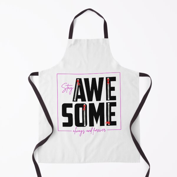 Item preview, Motivation Slogan - Stay Awesome Always and Forever Zipper Design Pink & Black designed and sold by WearWolfDesigns.