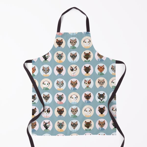 Item preview, Isolated images in a flat style on a white background of cats Support Service operators with a headset. Different fur color and breed. designed and sold by NLobes.