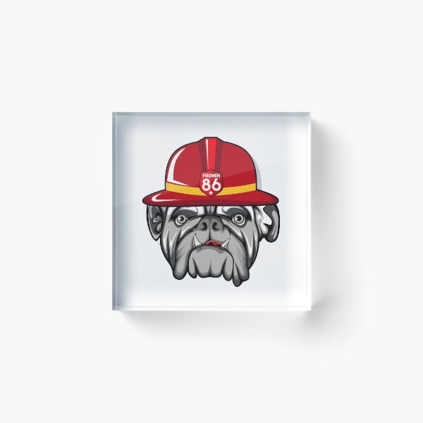 Item preview, firemen bulldog  designed and sold by TTOLEDO10K.