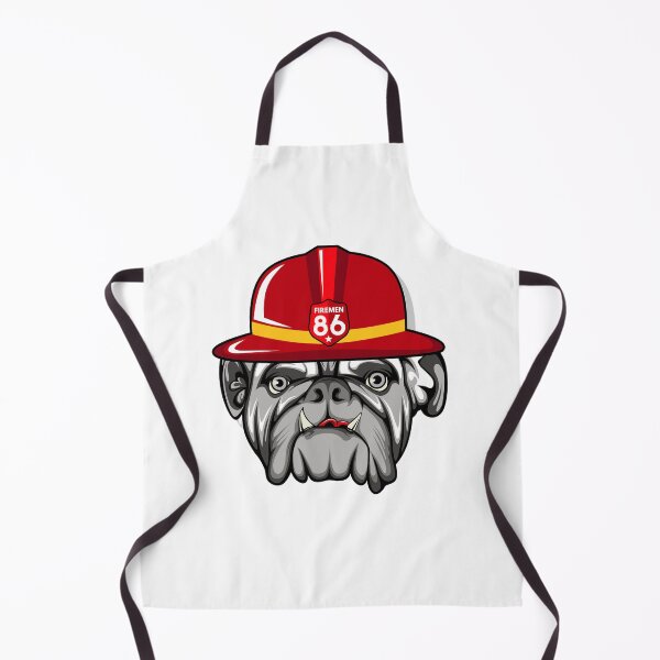 Item preview, firemen bulldog designed and sold by TTOLEDO10K.