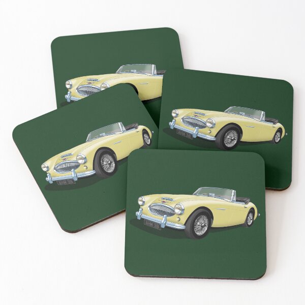 Item preview, Austin Healey 3000 Mk3 in Primrose designed and sold by candc-retro.