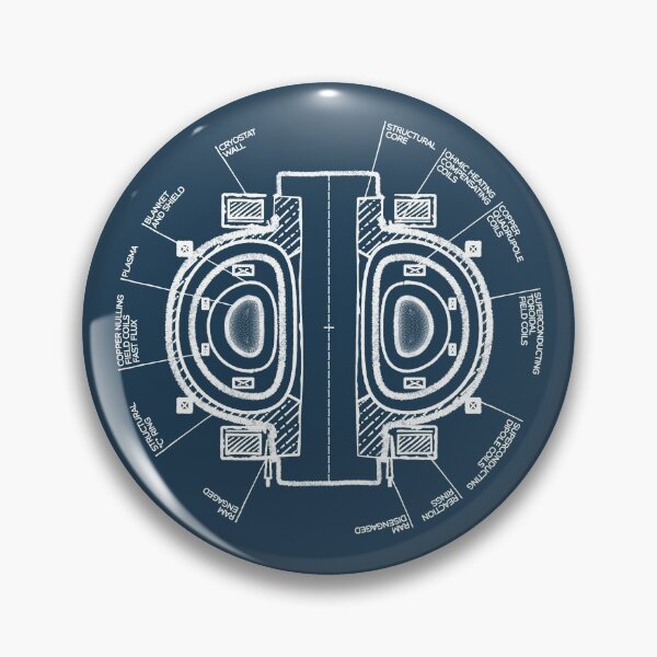 Item preview, Schematic representation of a TOKAMAK, a thermonuclear reactor being developed to produce controlled fusion energy. designed and sold by NLobes.