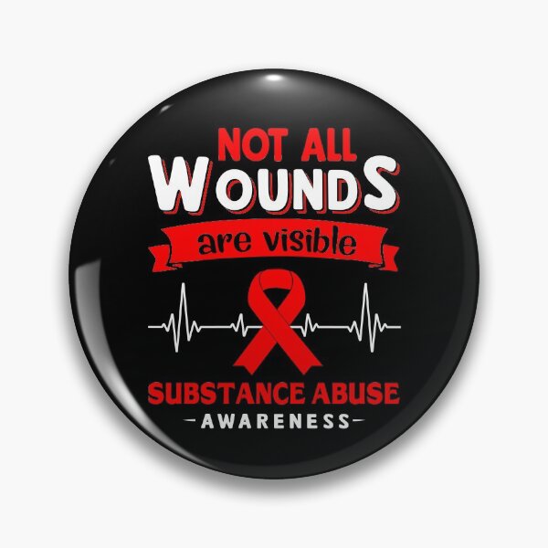 Item preview, Substance Abuse Awareness Not All Wounds Are Visible designed and sold by Victormoratalla.