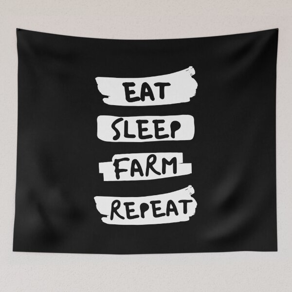 Item preview, Eat sleep farm repeat designed and sold by TopStyles.