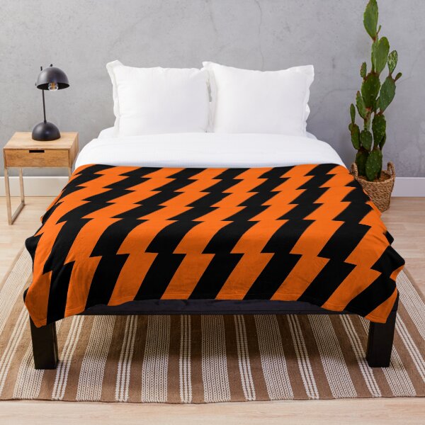Aperçu de l'œuvre motif noir et orange créée et vendue par Cata34.