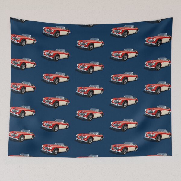 Item preview, Austin Healey 3000 Mk3 in Tartan Red and white designed and sold by candc-retro.