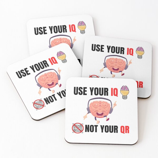 Item preview, Use Your Iq Not Your Qr designed and sold by infazbdeen.