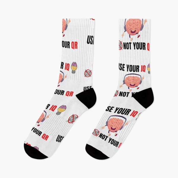 Item preview, Use Your Iq Not Your Qr designed and sold by infazbdeen.