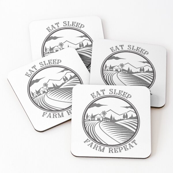 Item preview, Eat sleep farm repeat designed and sold by TopStyles.