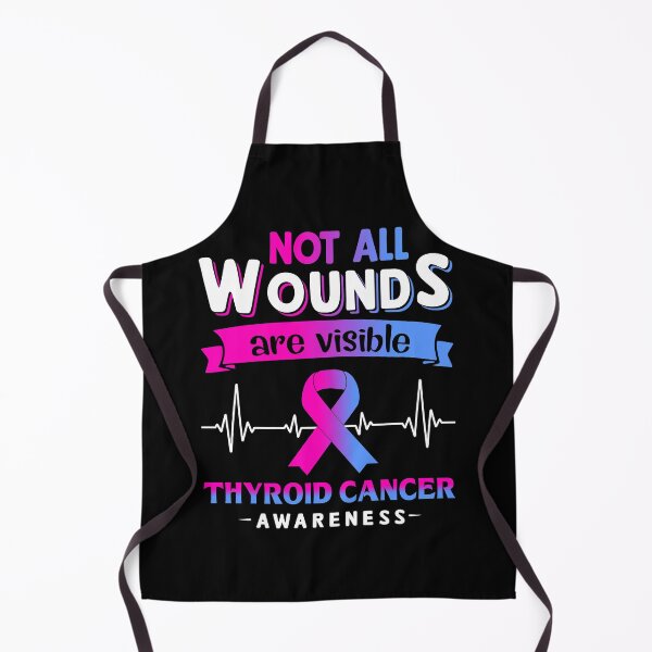 Item preview, Thyroid Cancer Awareness Not All Wounds Are Visible designed and sold by Victormoratalla.